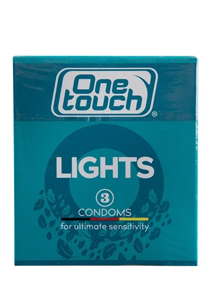 One Touch Lights prezervatīvi, 3 gb.