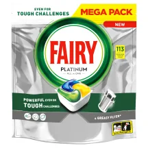 TRAUKU MAZGĀŠANAS KAPSULAS FAIRY PLATINUM LEMON 113GAB.