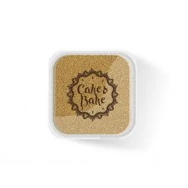 Dekori cukura pērlītes mini zelta 550 g Cake&Bake