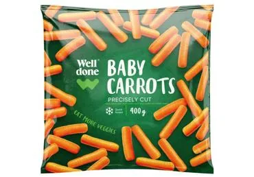 SALDĒTI BABY CARROTS WELL DONE 400G