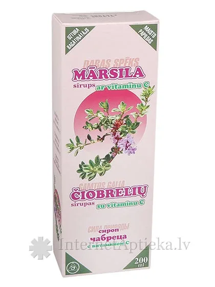 Mārsila sīrups ar vitamīnu C, 200 ml