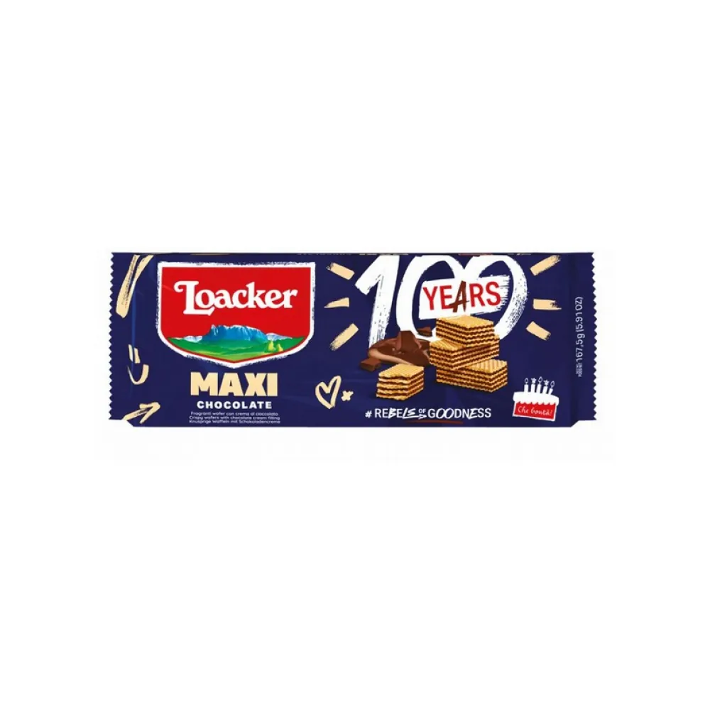 LOACKER MAXI CHOCOLATE 167.5G X21