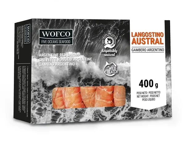 Замороженные аргентинские красные креветки Wofco, 400 г