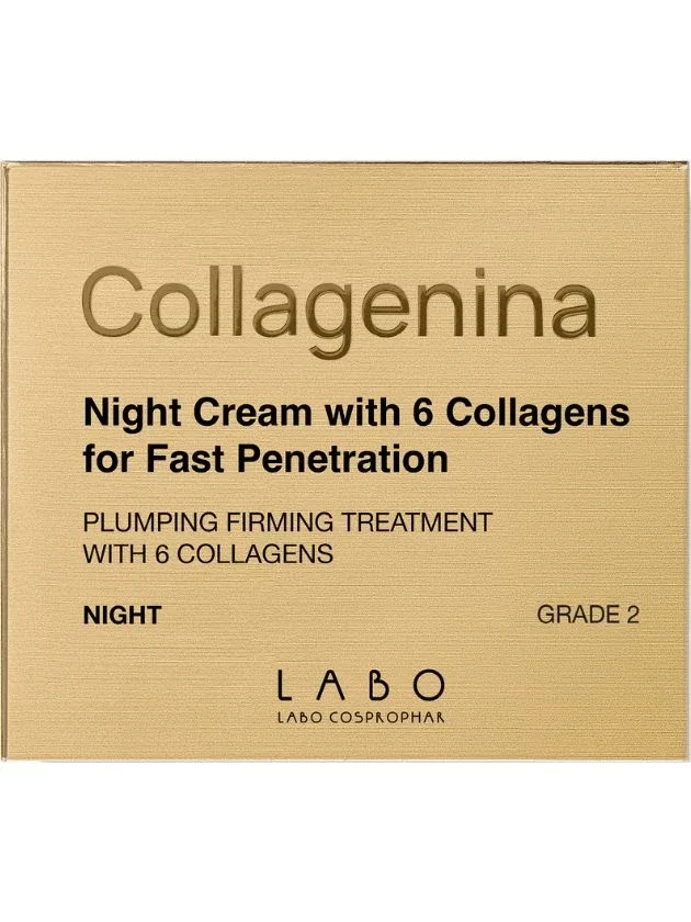 Collagenina nakts krēms ar 6 veidu kolagēniem intensitāte 2, 50 ml