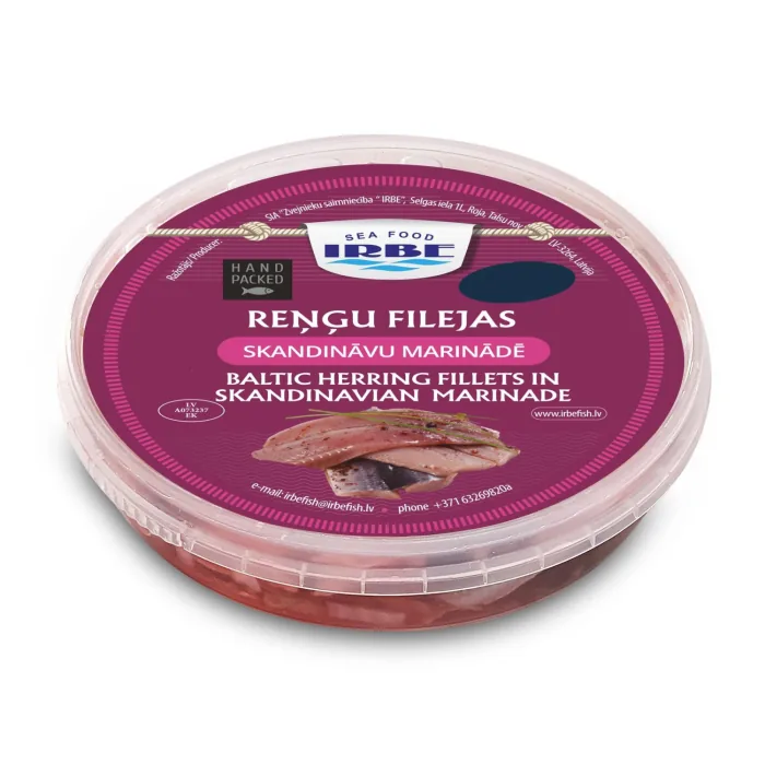 REŅĢU FILEJAS IRBE SKANDINĀVU MARINĀDĒ 150G/100G