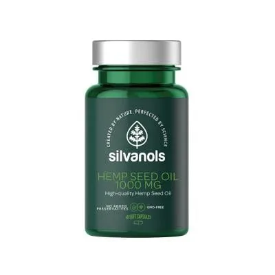 Silvanols Hemp Seed Oil 1000 mg kapsulas N60