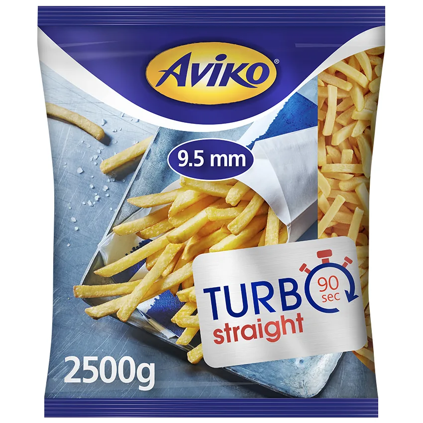 SALDĒTI FRĪ KARTUPEĻI TURBO 9,5 MM AVIKO PREMIUM, 2,5KG