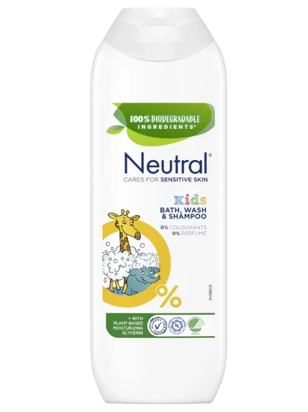Neutral Kids dušas želeja un šampūns bērniem, 250 ml