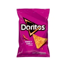 KUKURŪZAS ČIPSI DORITOS AR SALDĀ ČILI GARŠU 90G