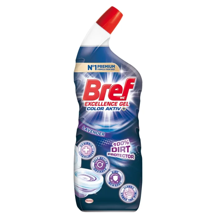 TUALETES TĪRĪŠANAS LĪDZEKLIS BREF EXCELLENCE GEL DIRT PROTECTION 700ML