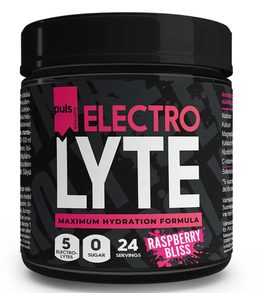 Puls Nutrition Electrolyte Raspberry Bliss pulveris, 120 g