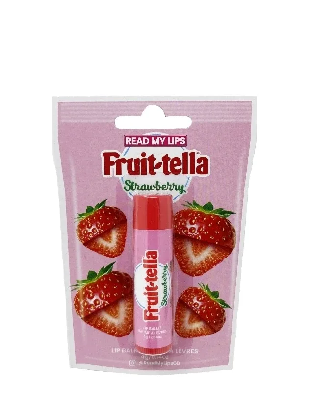 Read My Lips Fruit-Tella zemeņu garšas lūpu balzams, 4 g