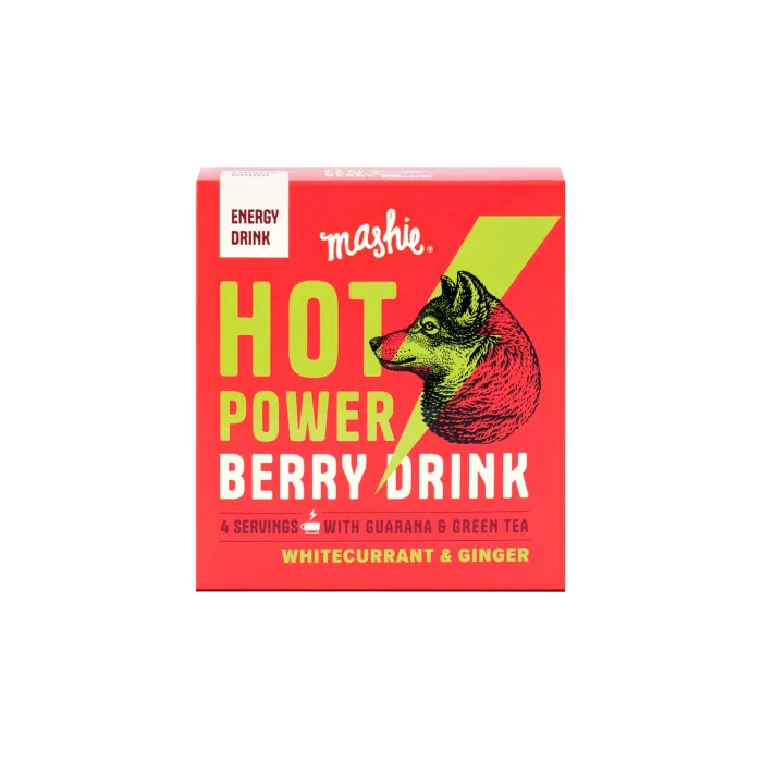 KARSTAIS DZĒRIENS MASHIE HOT POWER BALTO JĀŅOGU UN INGVERA 4X40ML