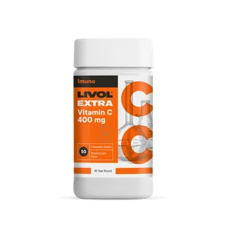 UZTURA BAGĀTINĀTĀJS LIVOL EXTRA VITAMIN C 400MG N50