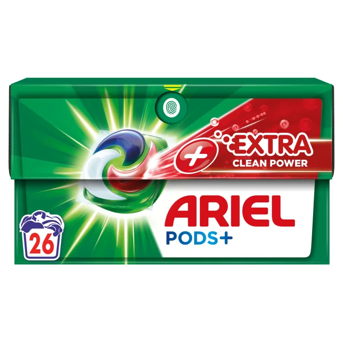 VEĻAS MAZGĀŠANAS KAPSULAS ARIEL EXTRA CLEAN 26 GAB.
