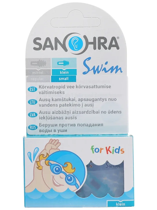 Sanohra Swim Children ausu aizbāžņi bērniem peldēšanai, 2 gb.