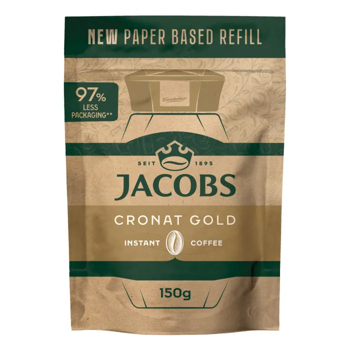 ŠĶĪSTOŠĀ KAFIJA JACOBS CRONAT GOLD INSTANT REFILL 150G