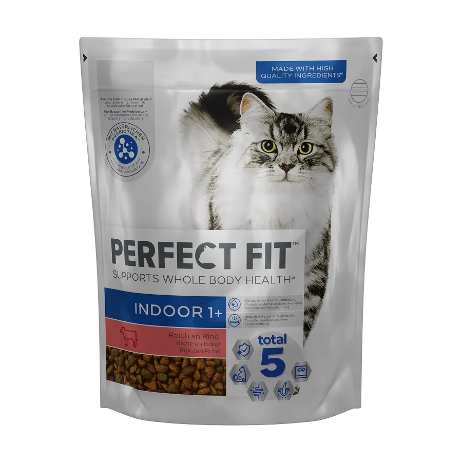 SAUSĀ BARĪBA KAĶIEM PERFECT FIT DRY INDOOR BEEF 750G