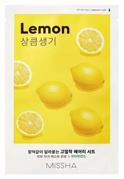 Тканевая маска Missha Airy Fit Lemon, 19 г