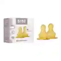 BĒRNU PUDELĪTES KNUPĪTIS BIBS DABĪGAIS KAUČUKS, LĒNA PLŪSMA 1 GAB.