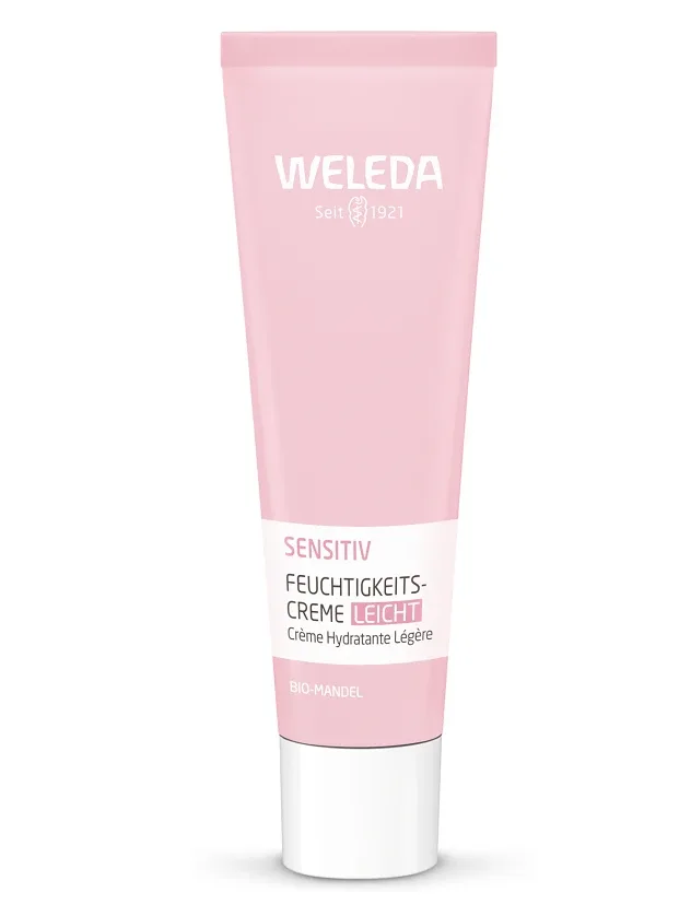 Weleda sensitiv BIO-mandel light mitrinošs krēms, 30 ml