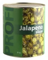 KONSERVĒTAS ZAĻĀS HALAPENJO ŠĶĒLES PROFI, 4.25KG/2.2KG