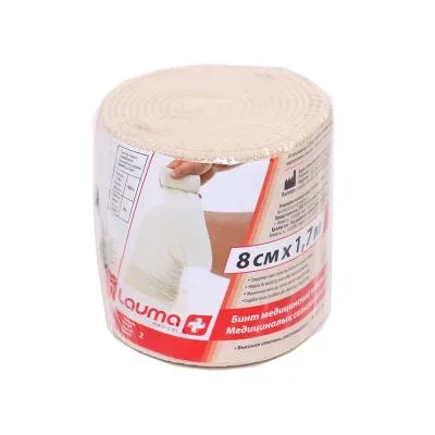 Lauma Medical elastīgā medicīniskā saite austa 8 cm X 1,7 m