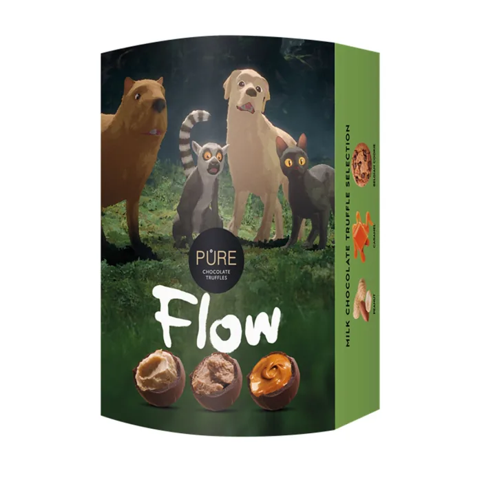 PIENA ŠOKOLĀDES TRIFEĻU IZLASE PURE CHOCOLATE STRAUME 108G