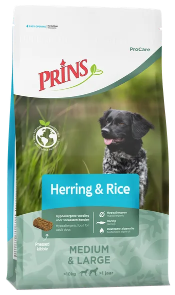 Prins Procare Herring& Rice sausā barība, 12 kg