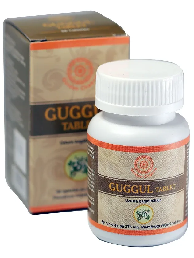Golden chakra guggul, 60 tabletes