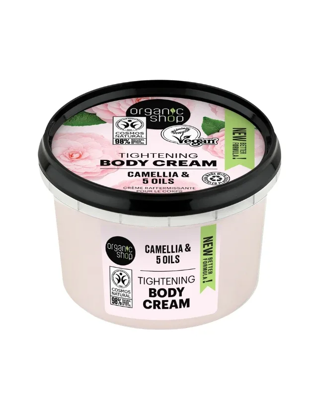 Organic Shop nostiprinošs ķermeņa krēms kamēlija, 250 ml