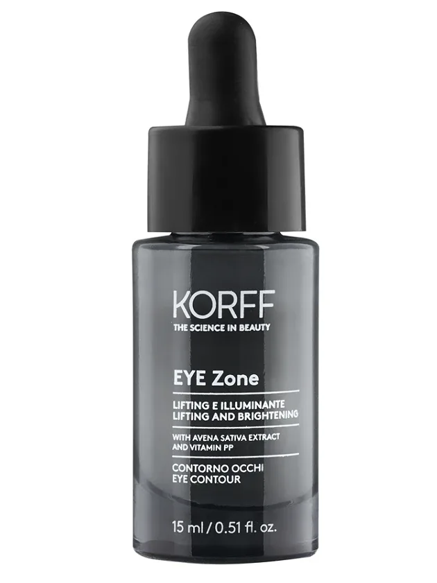 Korff Eye Zone Viegli izgaismojošs krēms ar liftinga efektu acu kontūrai, 15 ml