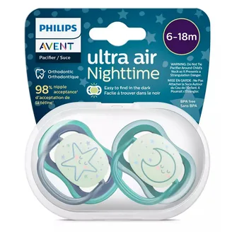 MĀNEKLĪTIS PHILIPS AVENT ULTRA AIR NIGHT ZĒNIEM 6-18M 2GAB