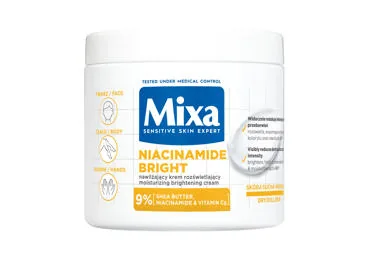 ĶERMEŅA KRĒMS MIXA NIACINAMIDE BRIGHT 400ML