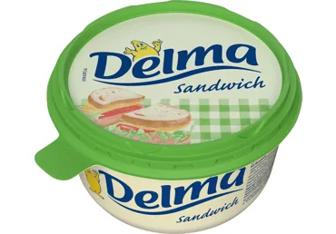 MARGARĪNS DELMA SVIESTMAIZEM TAUKU SATURS 20% 450G