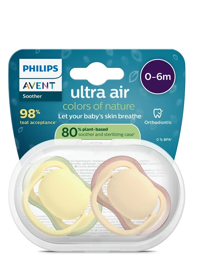 Philips Avent māneklītis ultra air 0-6 m, 2 gb.