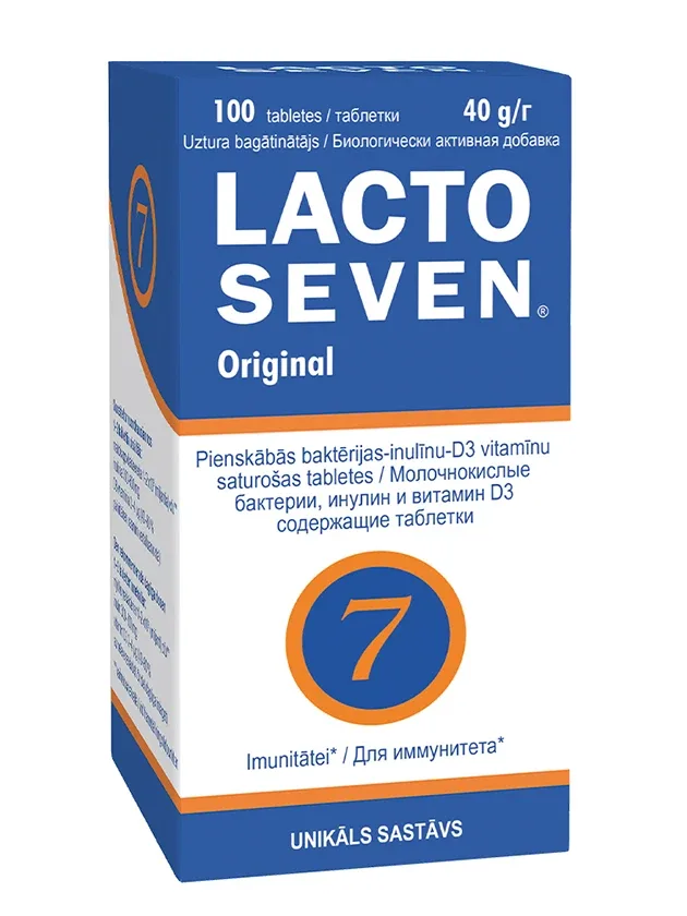 Lacto seven original tabletes, 100 gb.