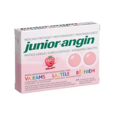 Junior Angin sūkājamās tabletes N24
