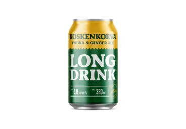 Коктейль Koskenkorva Vodka Ginger Ale 5%, 0,33 л