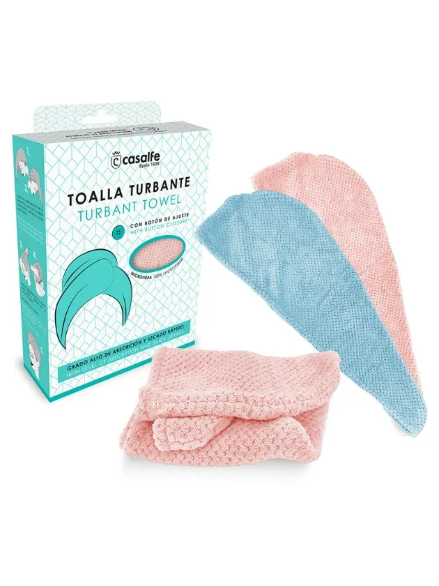 Casalfe matu dvielītis-turbāns, 1 gb.