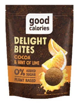 KAKAO BITES AR DATELĒM UN APELSĪNIEM GOOD CALORIES, 65G