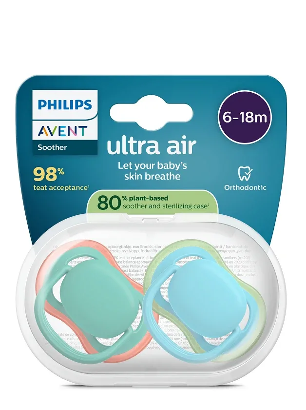 Philips Avent māneklītis ultra air 6-18 m, 2 gb.