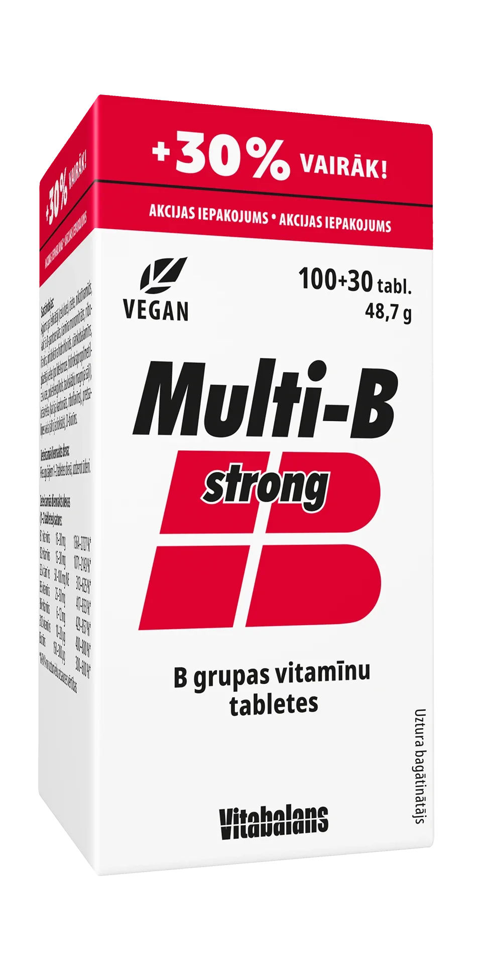 Multi B Strong, 130 tabletes