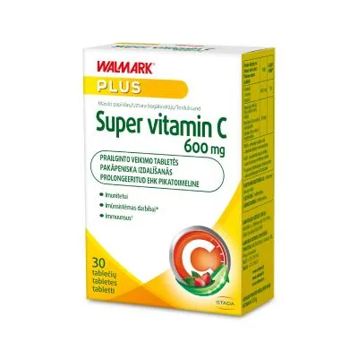 Walmark Super Vitamin C 600 mg tabletes N30