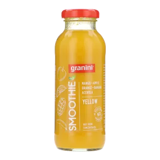 D AUGĻU KOKTEILIS GRANINI SMOOTHIE YELLOW  250ML