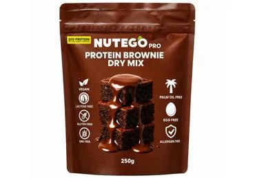 PROTEĪNA BRAUNIJA SAUSAIS MAISĪJUMS NUTEGO 250G
