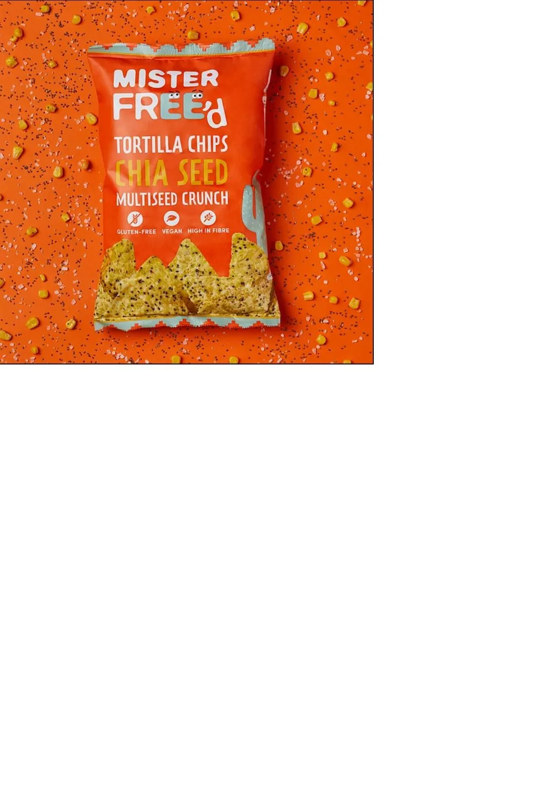 TORTILJAS ČIPSI MISTER FREE`D AR ČIA SĒKLĀM, 135G