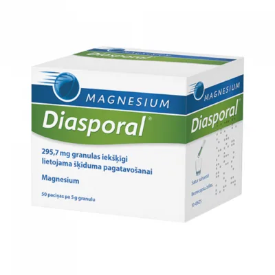 Magnesium Diasporal 295,7 mg granulas N50