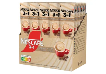 ŠĶĪSTOŠĀS KAFIJAS DZĒRIENS 3IN1 NESCAFE CREAMY LATTE 28X15G