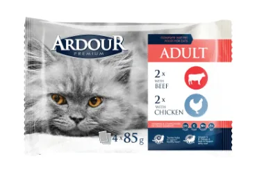 KONSERVĒTA KAĶU BARĪBA ARDOUR LIELLOPS-VISTA 4X85G